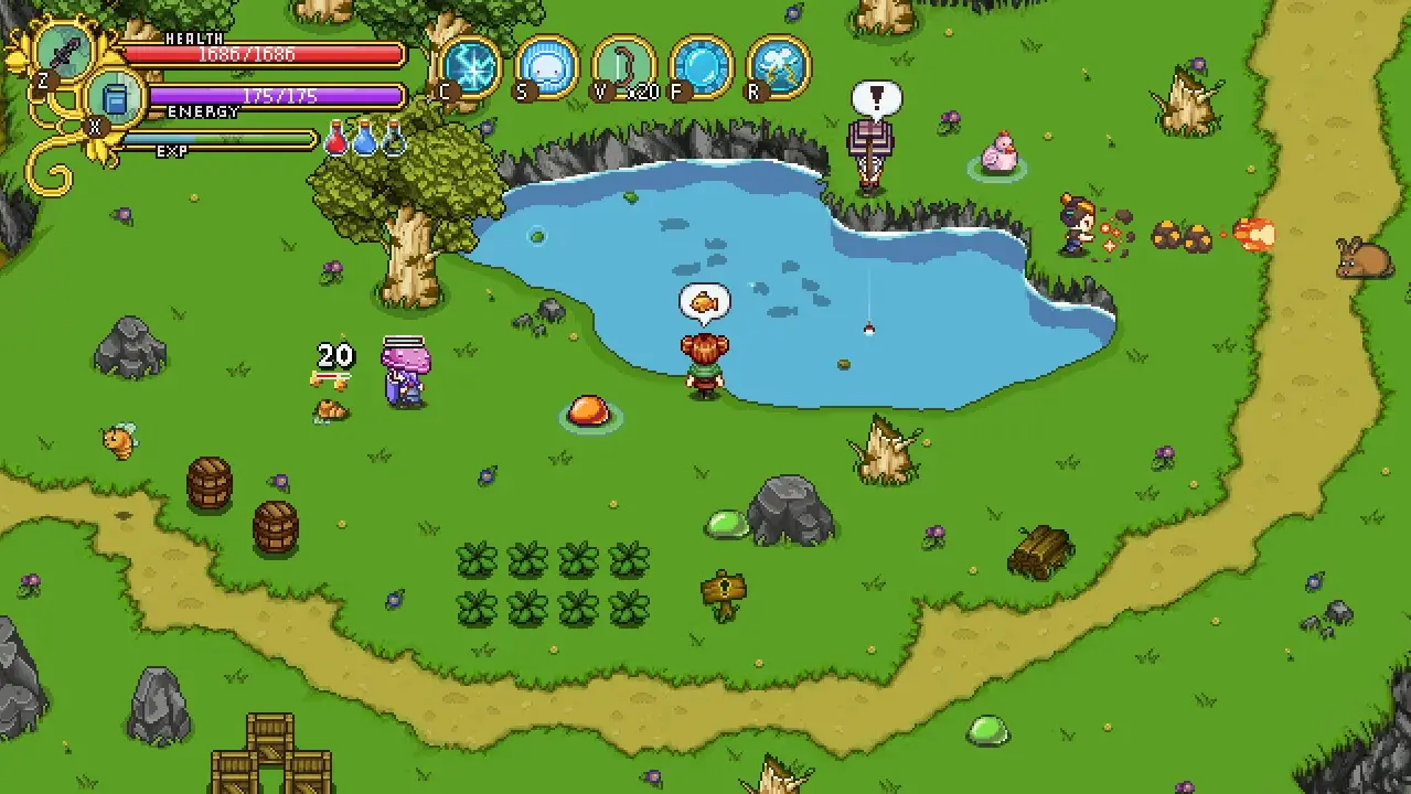 Secrets of Grindea Gameplay Screenshots 1