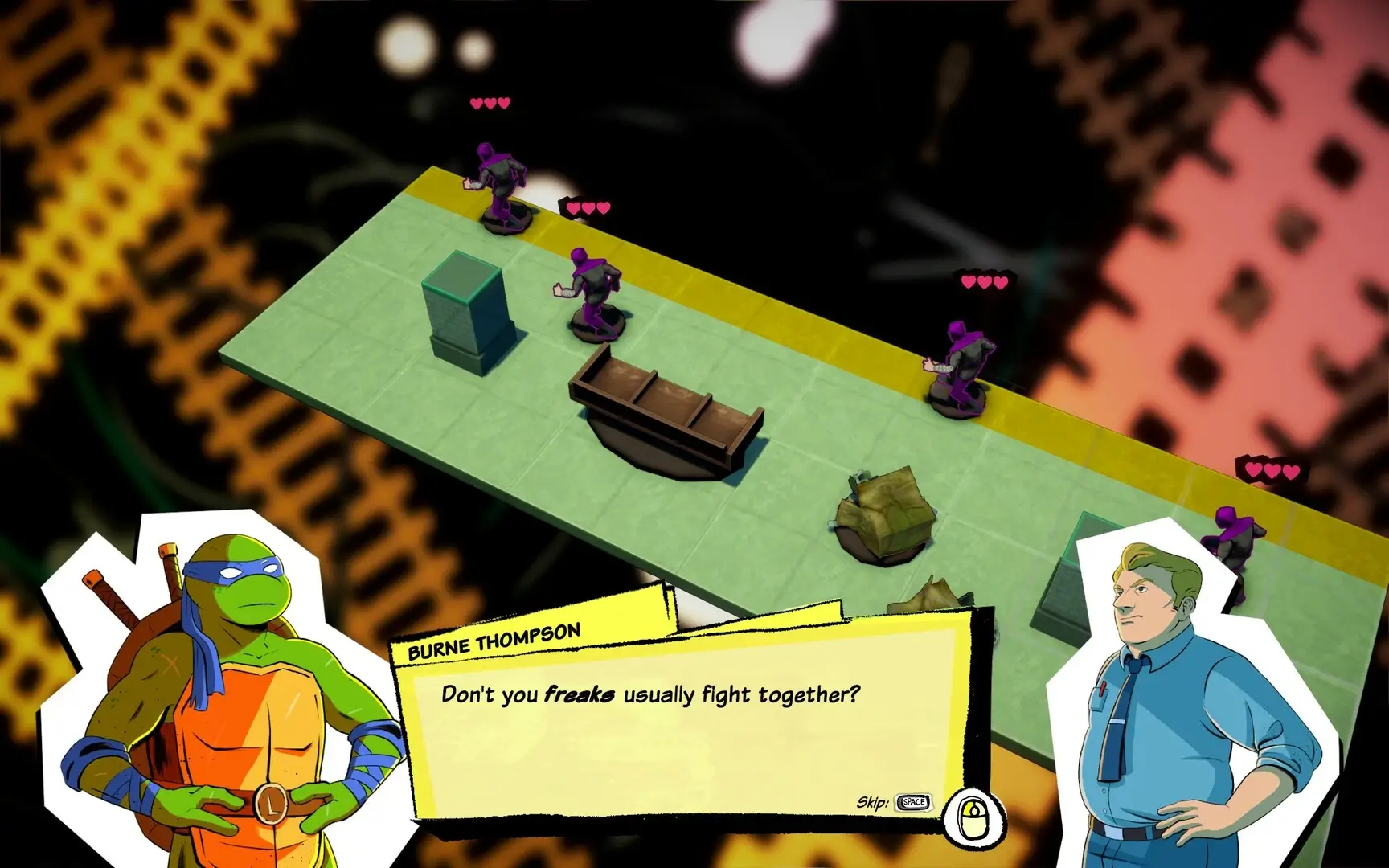 Teenage Mutant Ninja Turtles: Tactical Takedown Gameplay Screenshots 1