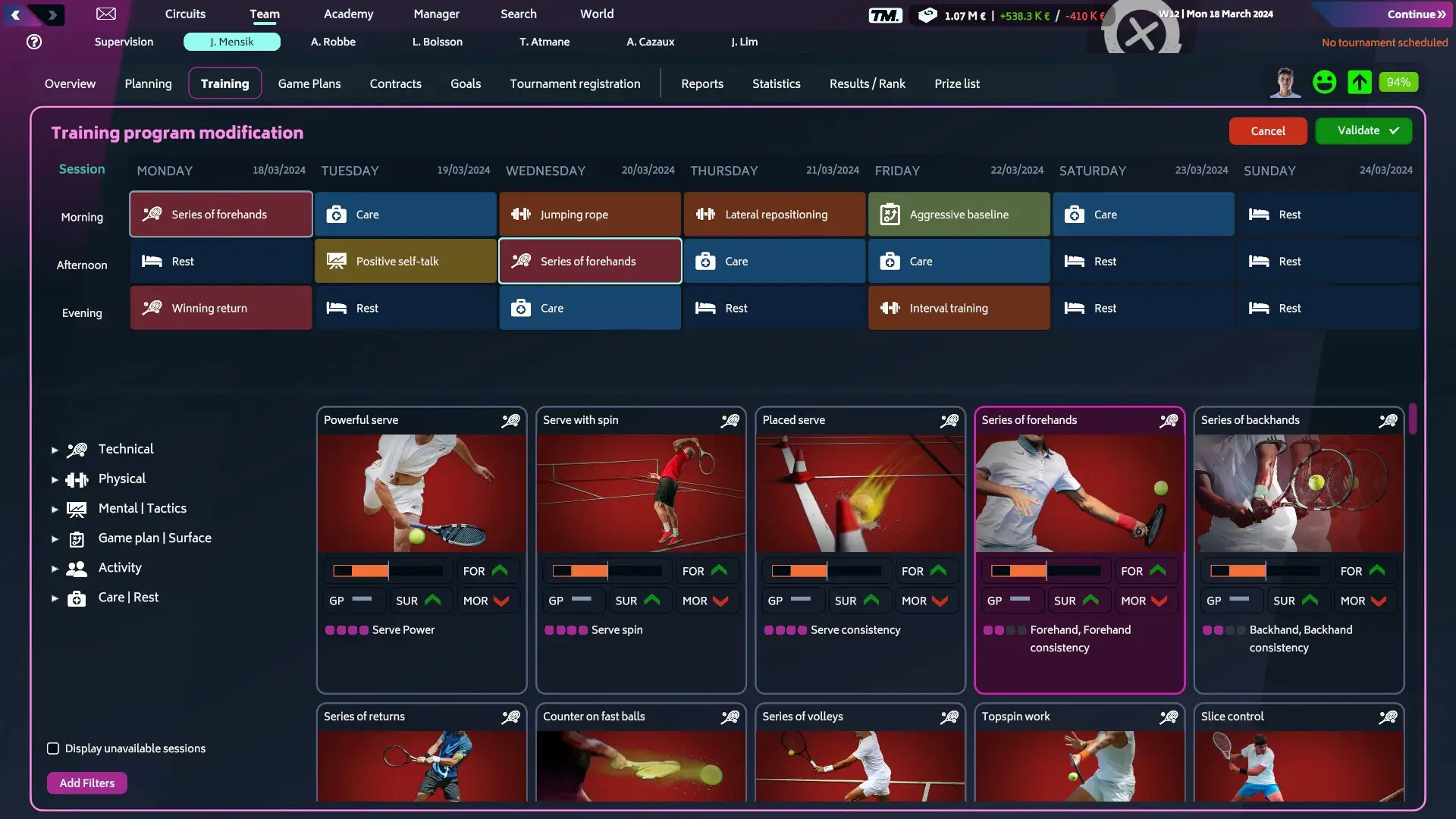 Tennis Manager 2024 Gameplay Screenshots 4