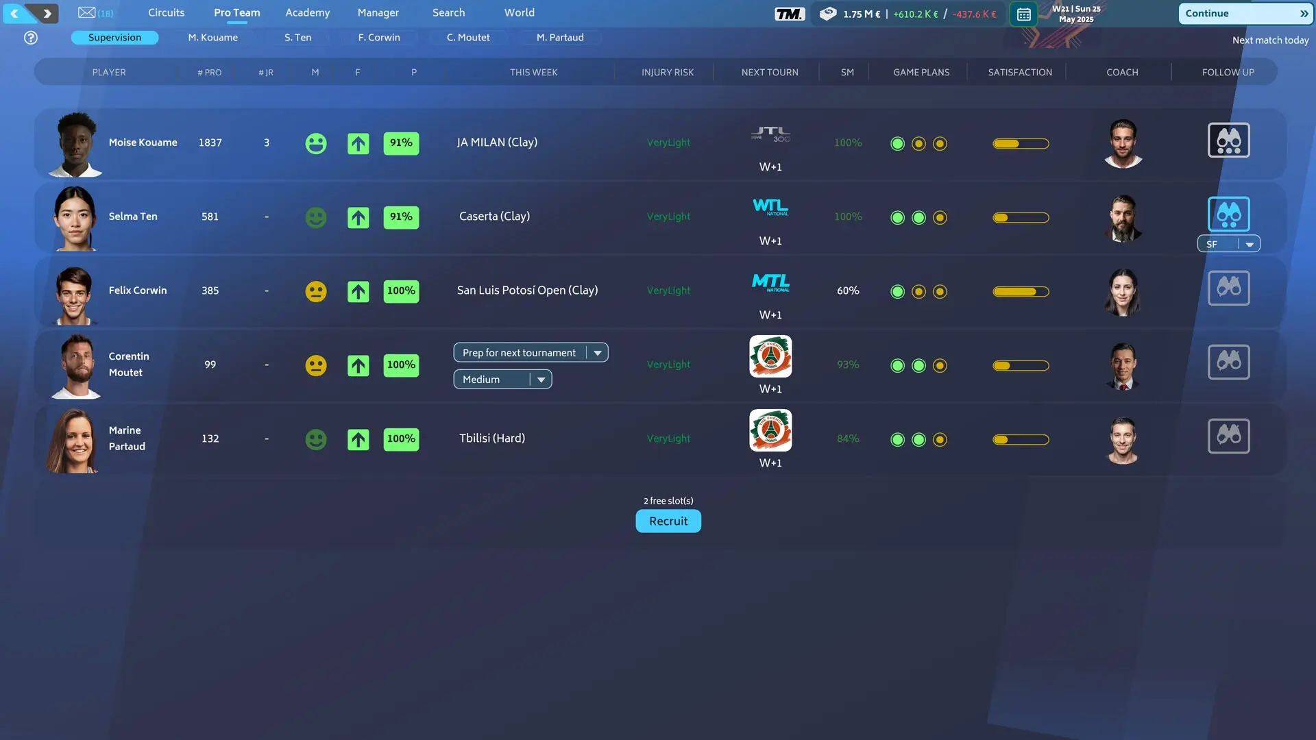 Tennis Manager 25 Gameplay Screenshots 4