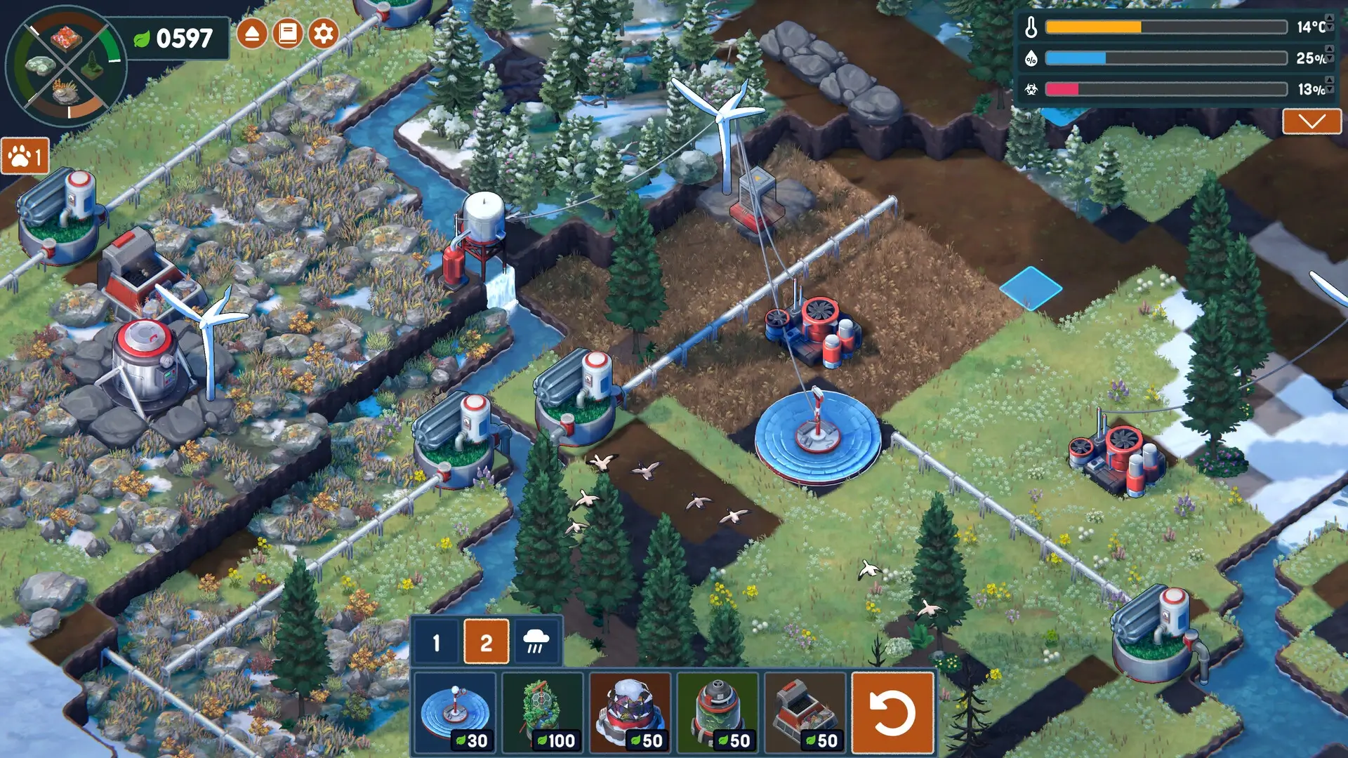 Terra Nil: Deluxe Edition Gameplay Screenshots 4