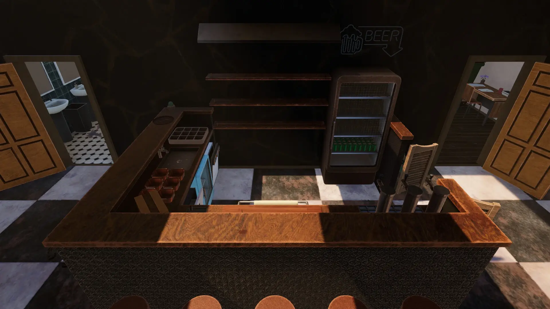 Under the Disco Lights: 80’s Bar Simulator Gameplay Screenshots 1