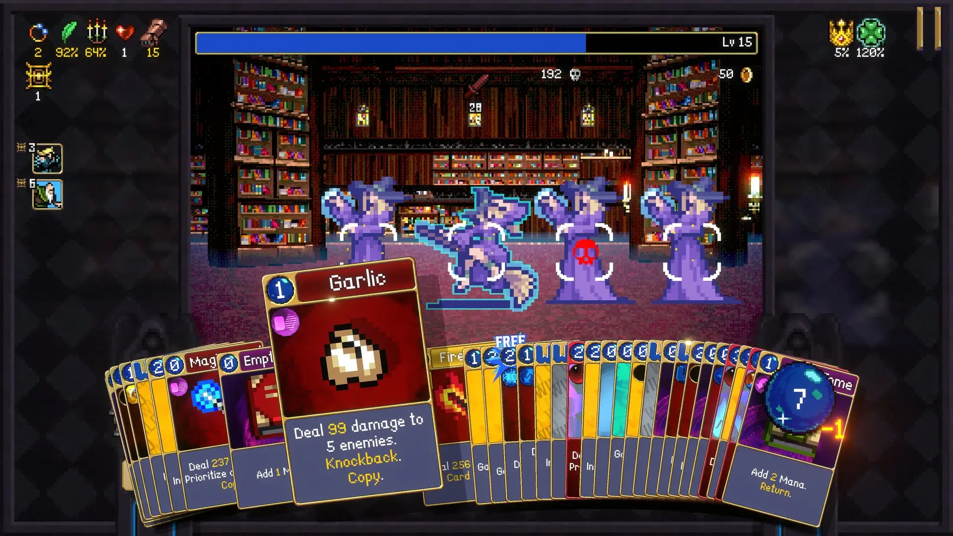 Vampire Crawlers: The Turbo Wildcard from Vampire Survivors Gameplay Screenshots 3