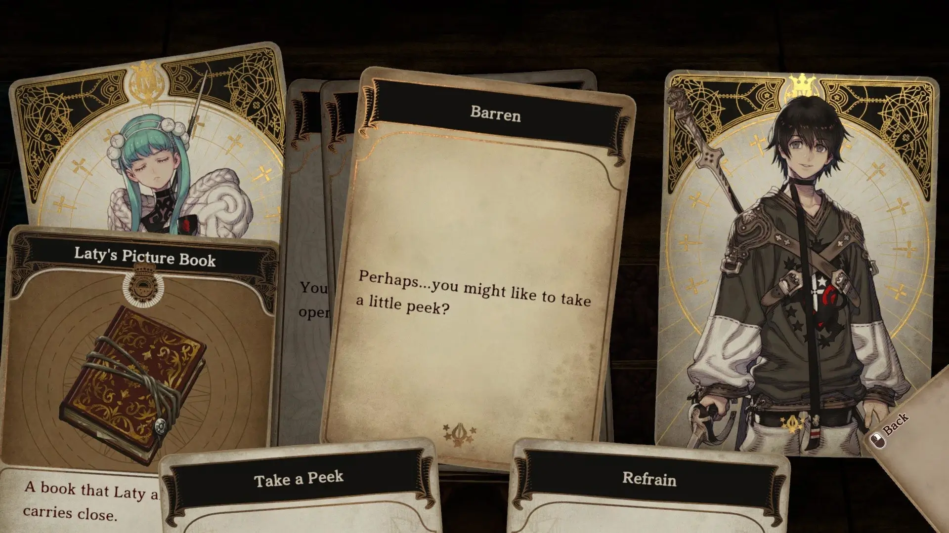 Voice of Cards: The Forsaken Maiden Gameplay Screenshots 1