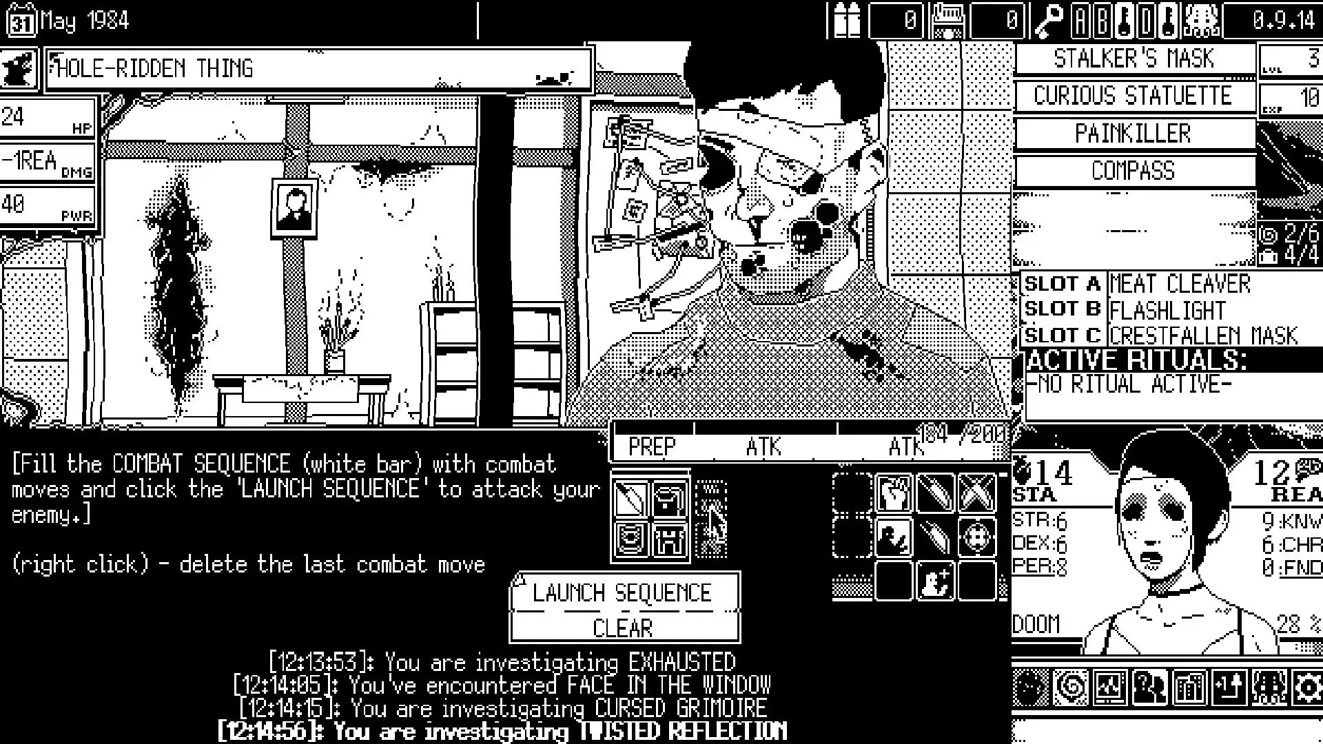 WORLD OF HORROR Gameplay Screenshots 1