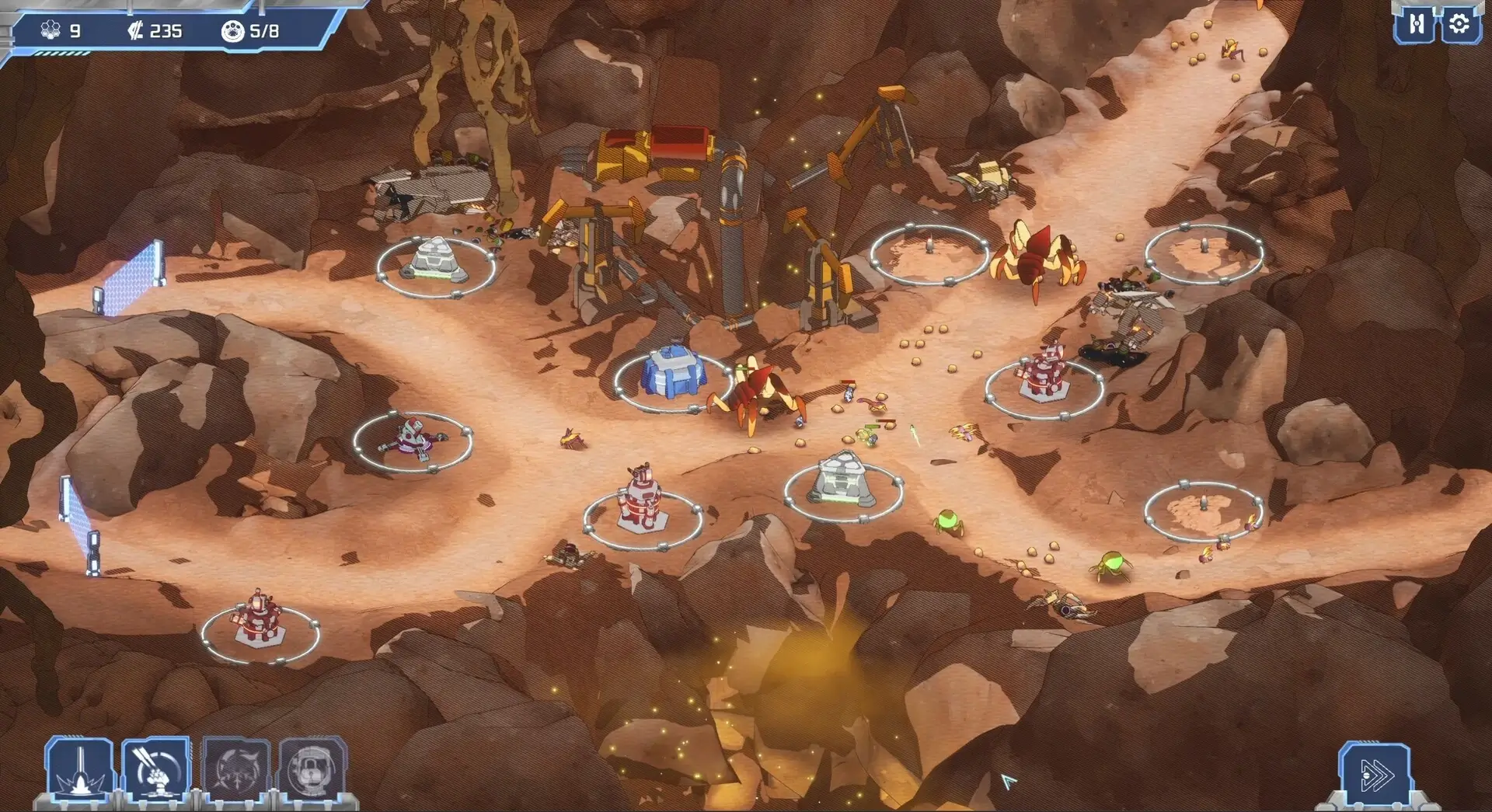 XENOBREAKERS: Classic Tower Defense Gameplay Screenshots 1