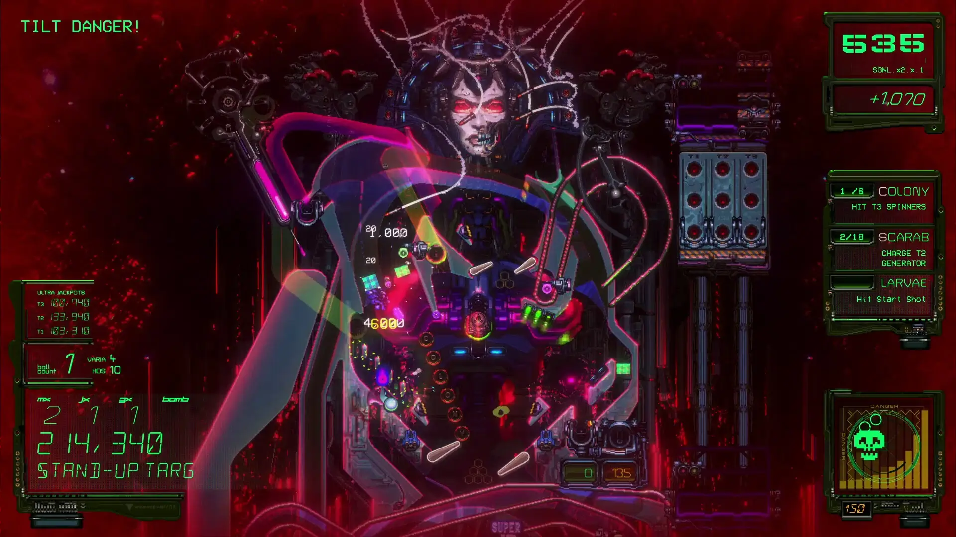XENOTILT: HOSTILE PINBALL ACTION Gameplay Screenshots 1