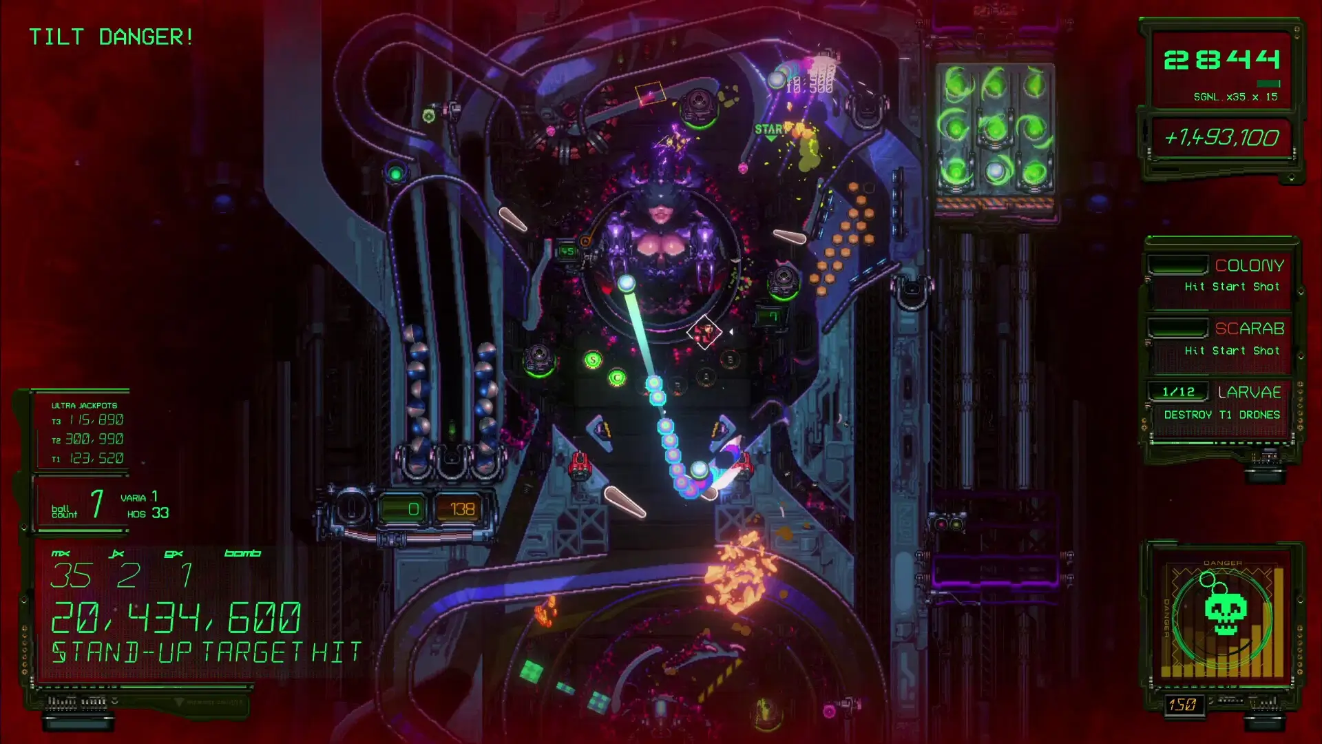XENOTILT: HOSTILE PINBALL ACTION Gameplay Screenshots 3