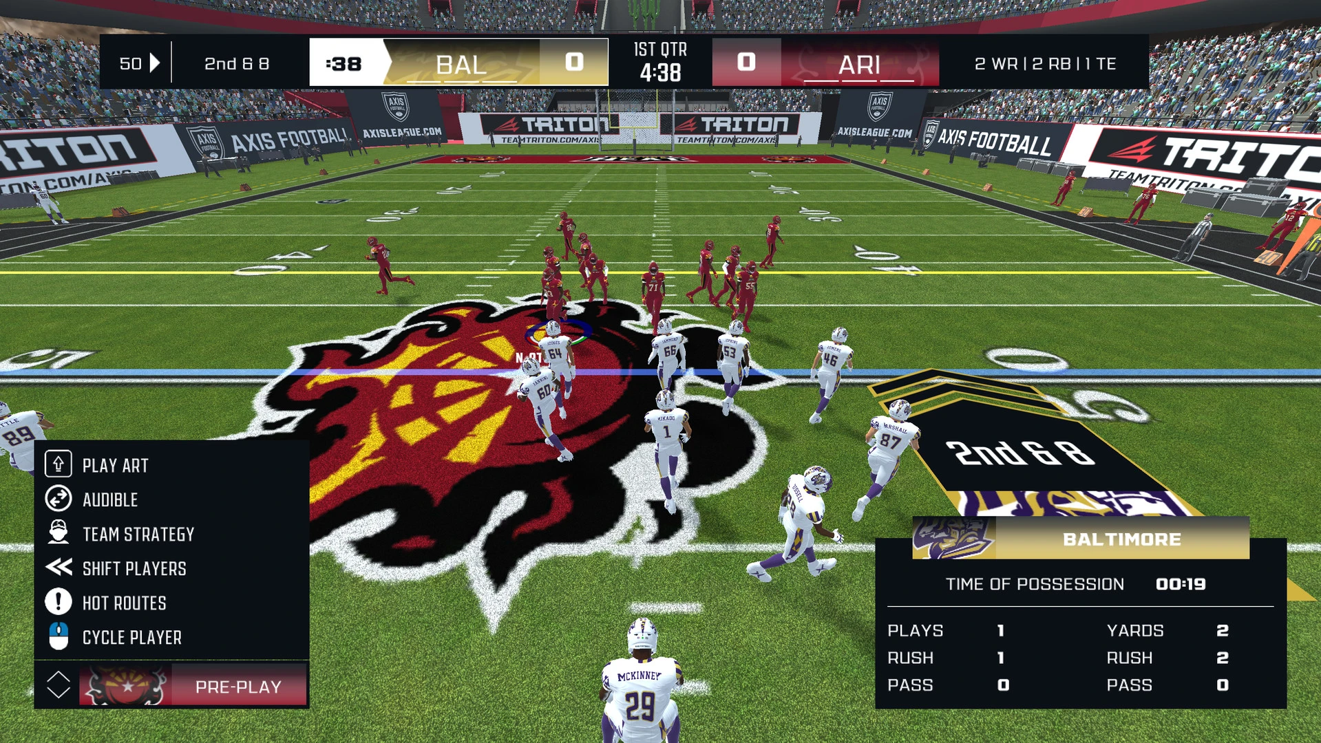 Axis Football 2021 Gameplay Screenshots 1