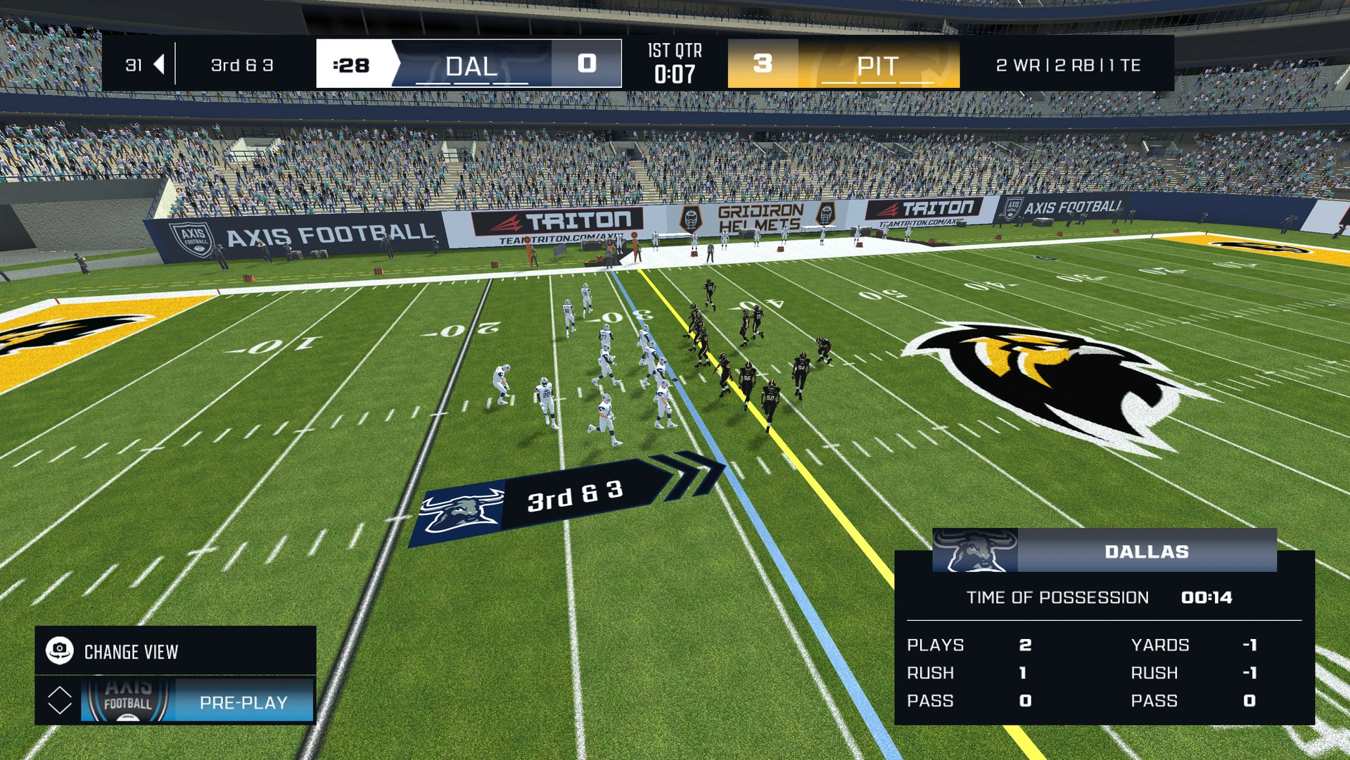 Axis Football 2021 Gameplay Screenshots 4