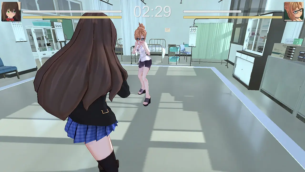Beautiful Girl Fight School Gameplay Screenshots 4