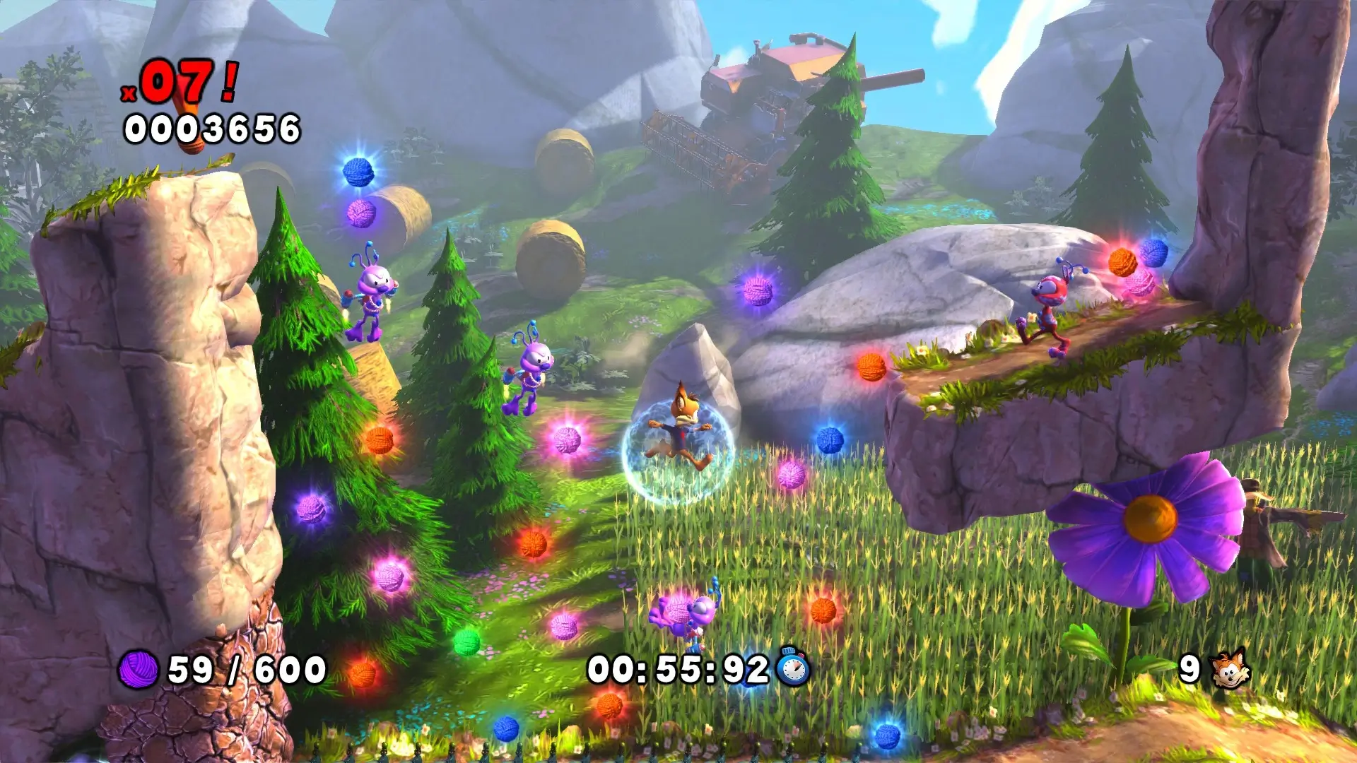 Bubsy: The Woolies Strike Back Gameplay Screenshots 1