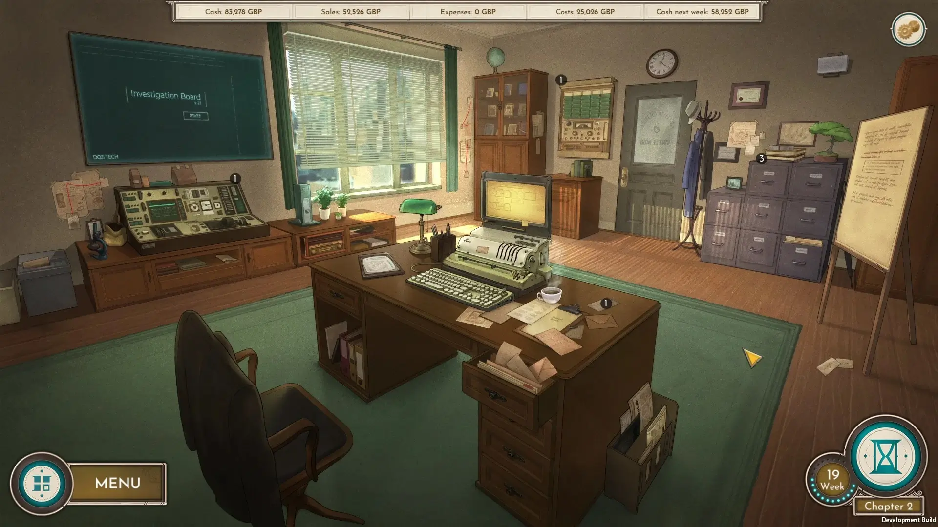 Coffee Noir: Business Detective Game Gameplay Screenshots 1