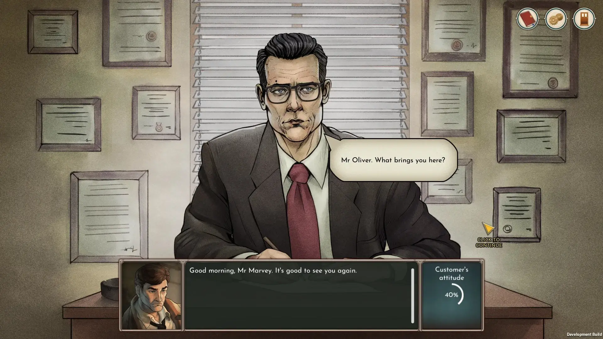 Coffee Noir: Business Detective Game Gameplay Screenshots 2