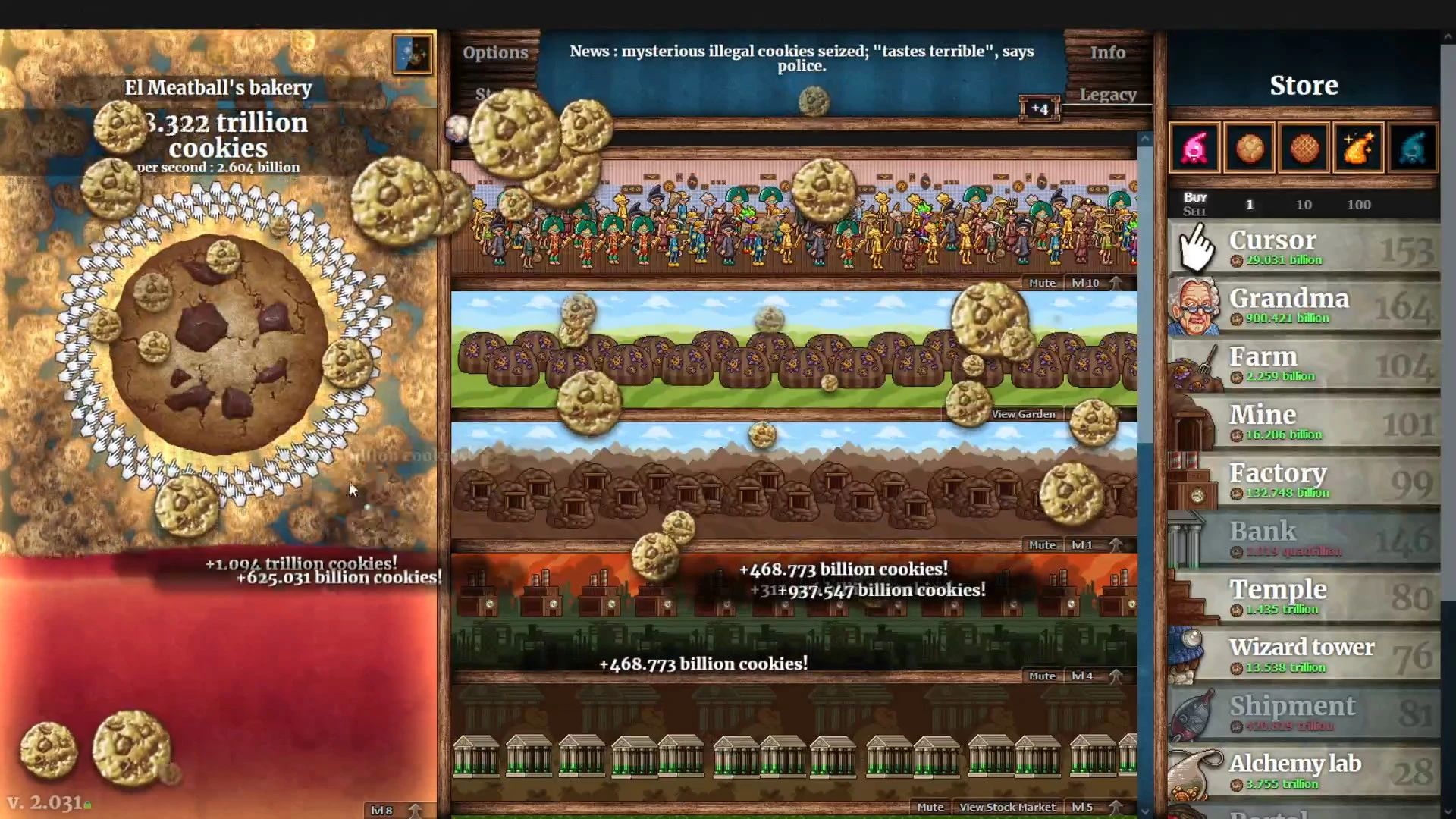 Cookie Clicker Gameplay Screenshots 3
