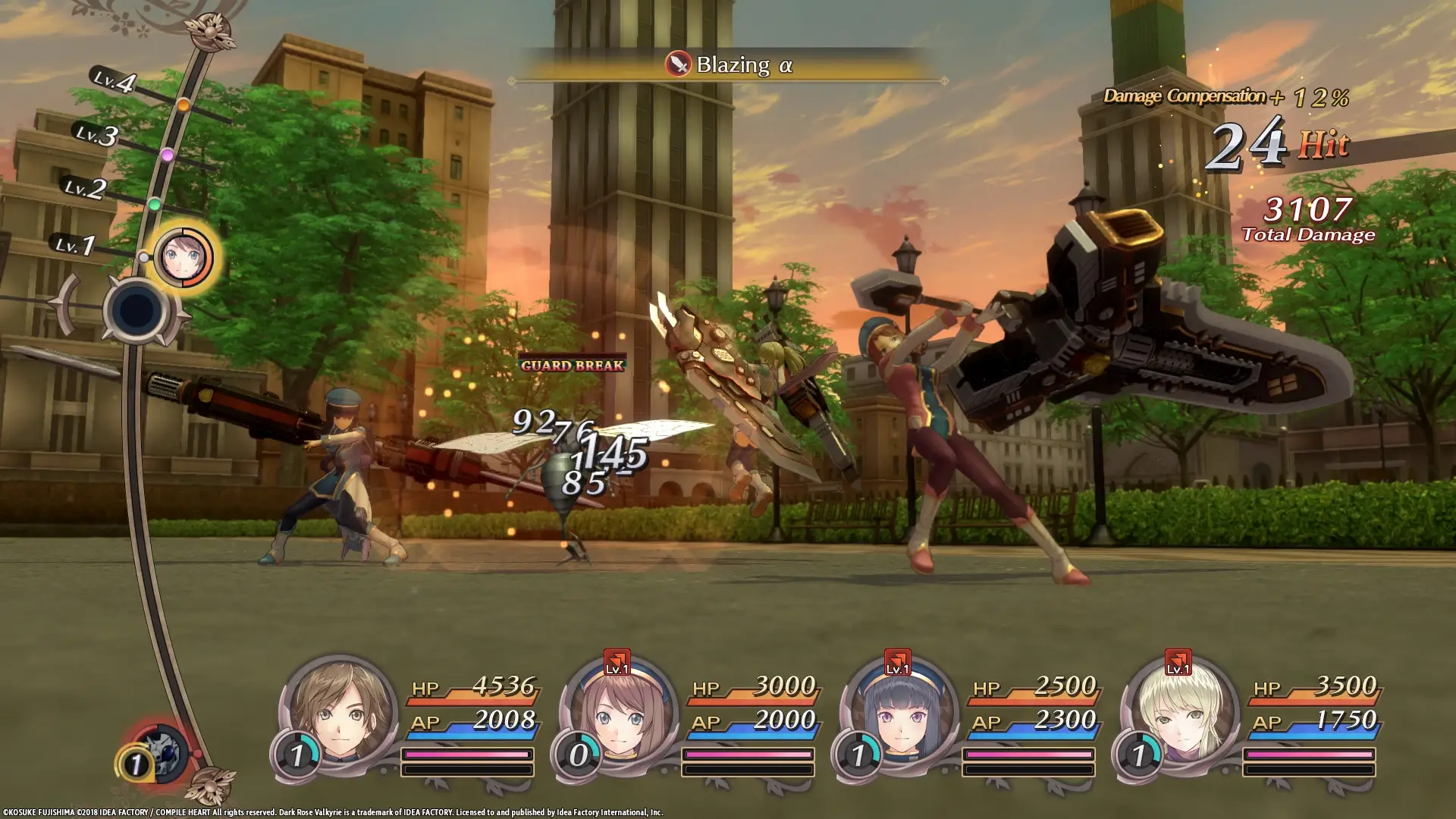 Dark Rose Valkyrie: Complete Deluxe Set Gameplay Screenshots 2