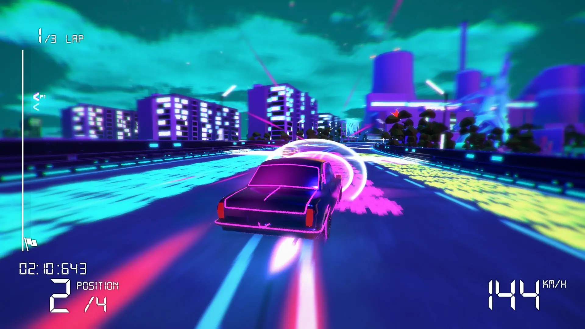 Electro Ride: The Neon Racing Gameplay Screenshots 2