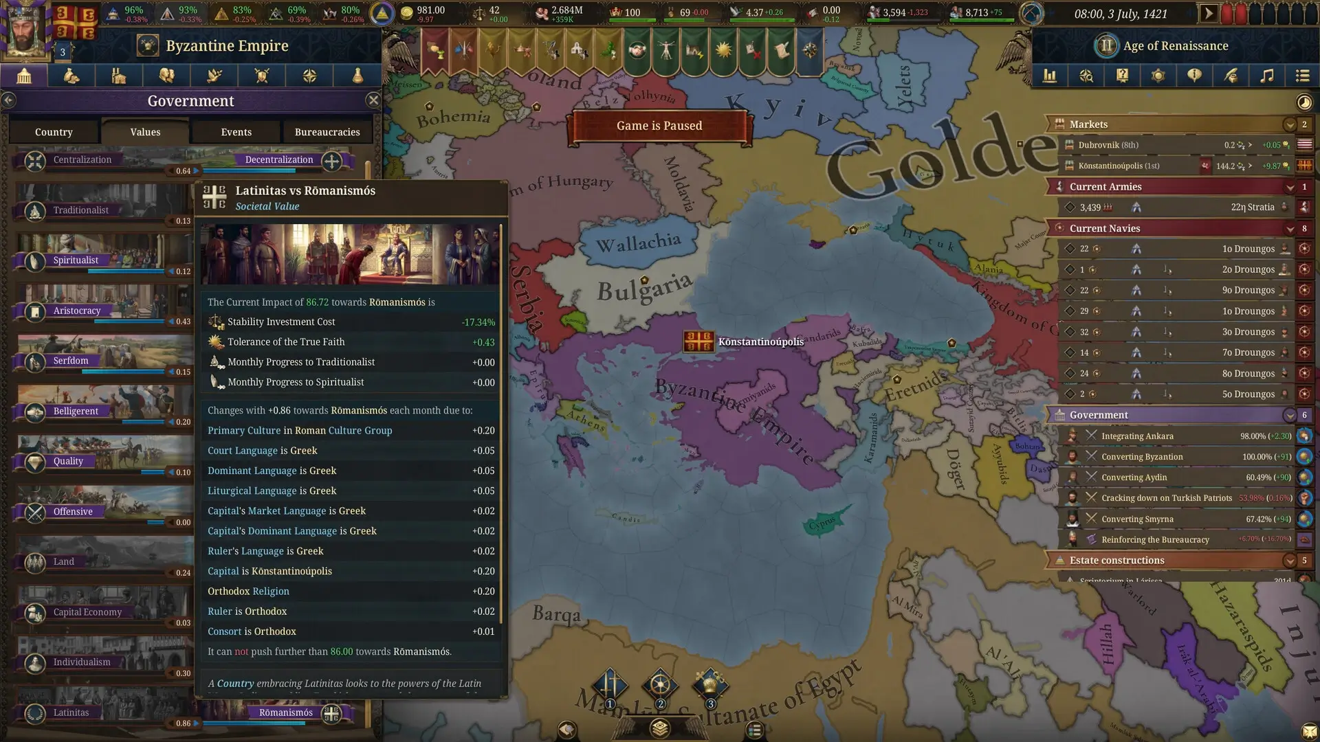 Europa Universalis V: Premium Edition Gameplay Screenshots 3
