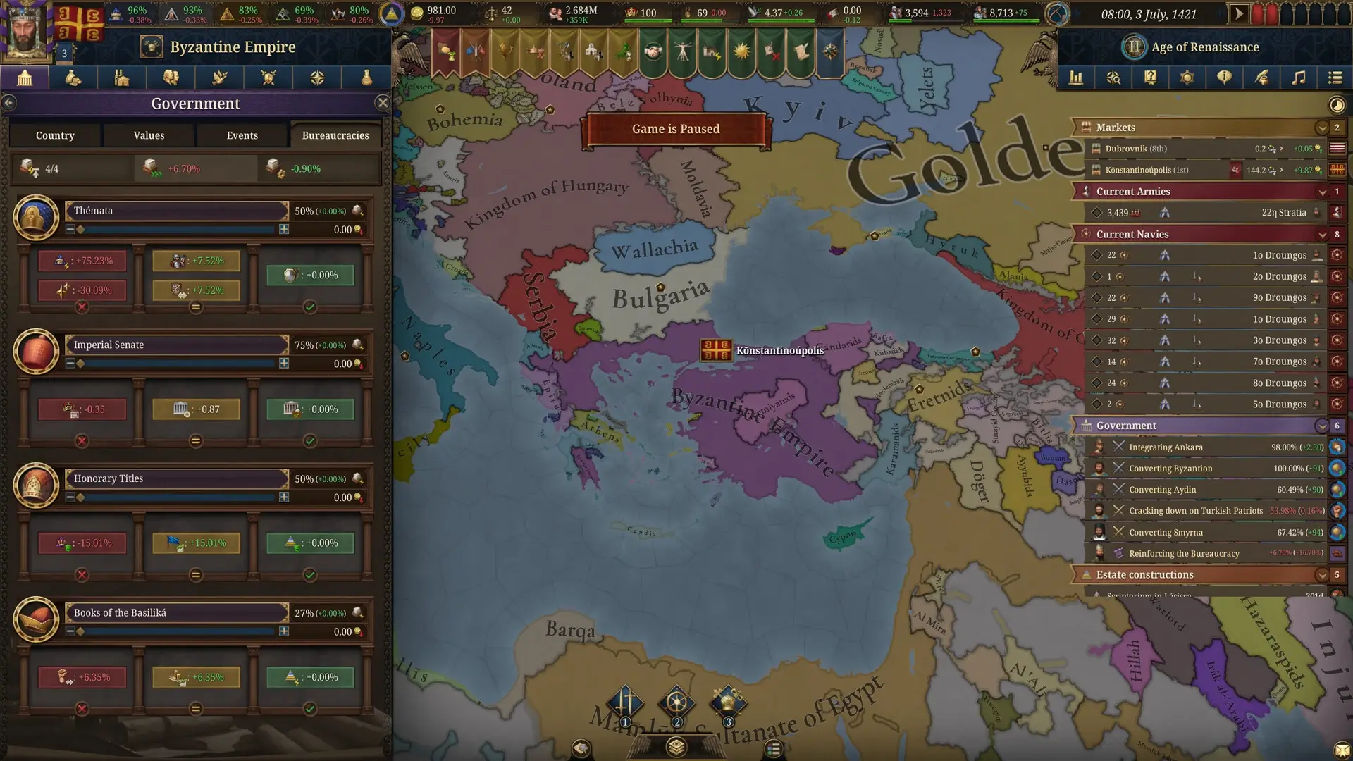 Europa Universalis V: Premium Edition Gameplay Screenshots 4