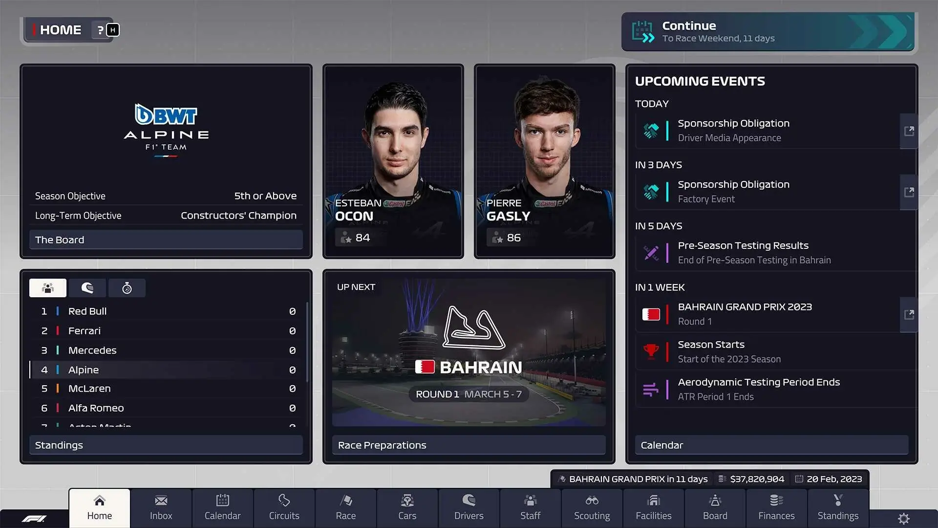 F1 Manager 2023: Deluxe Edition Gameplay Screenshots 4