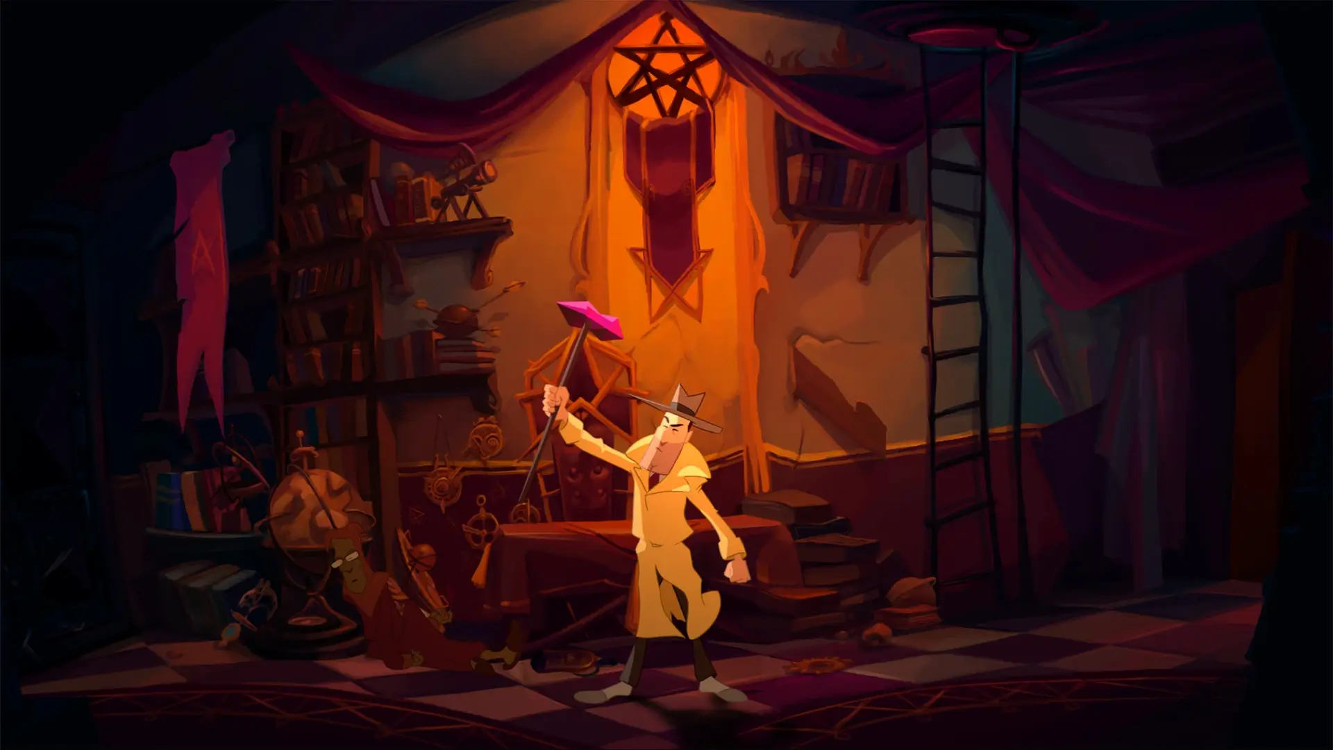 Gibbous: A Cthulhu Adventure Gameplay Screenshots 1