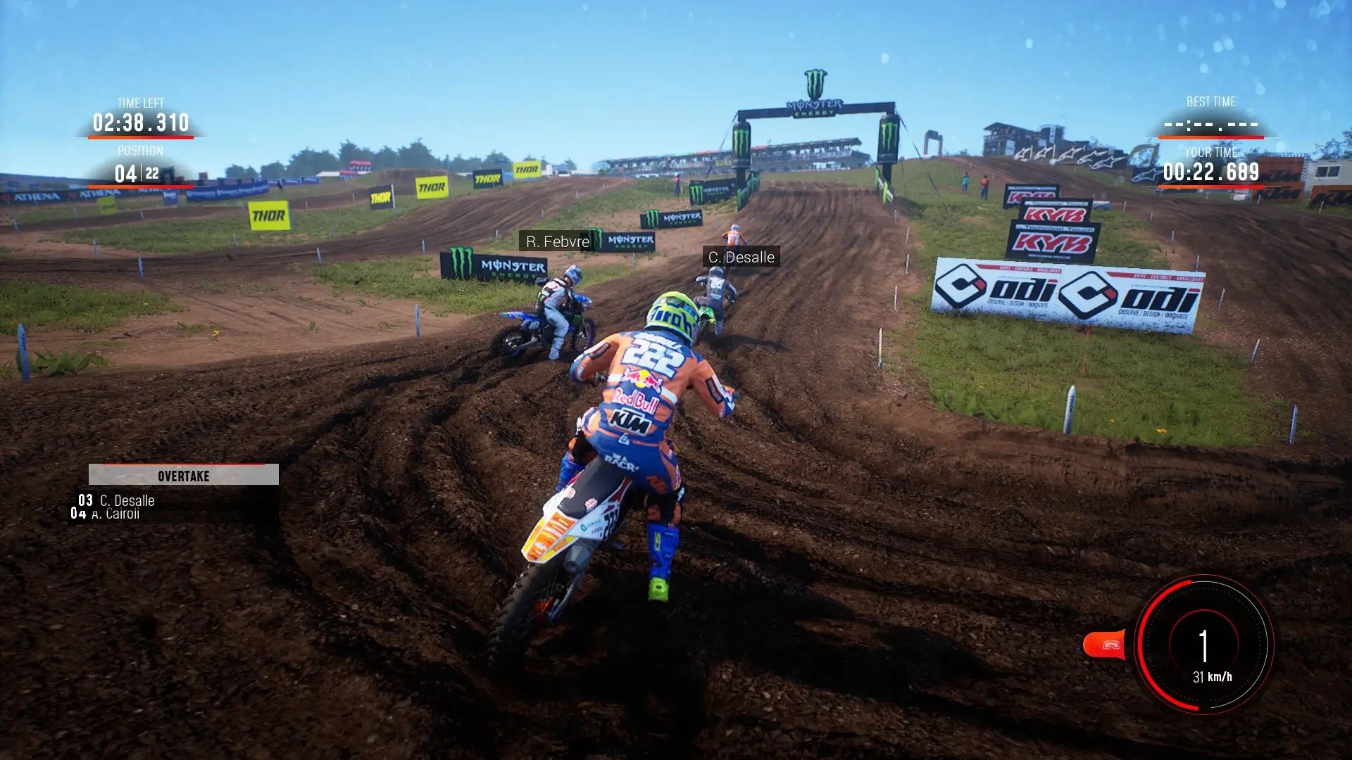 MXGP 2019: The Official Motocross Videogame Gameplay Screenshots 1