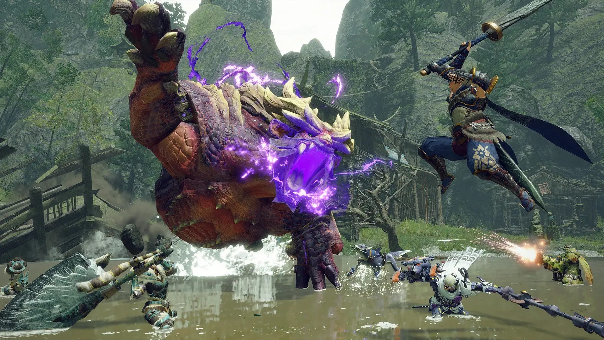 Monster Hunter Rise Gameplay Screenshots 1