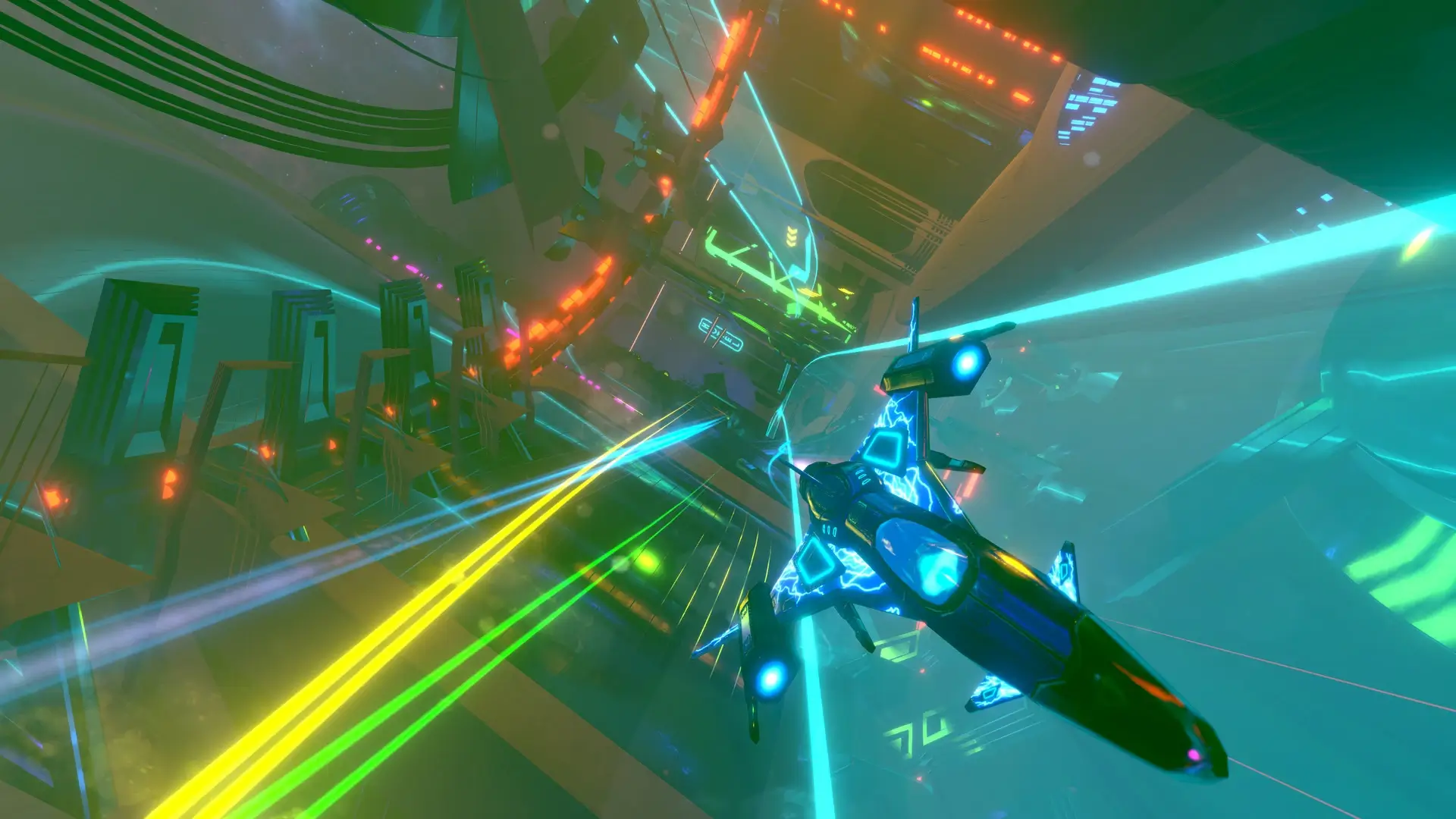 Neon Wings: Air Race Gameplay Screenshots 1