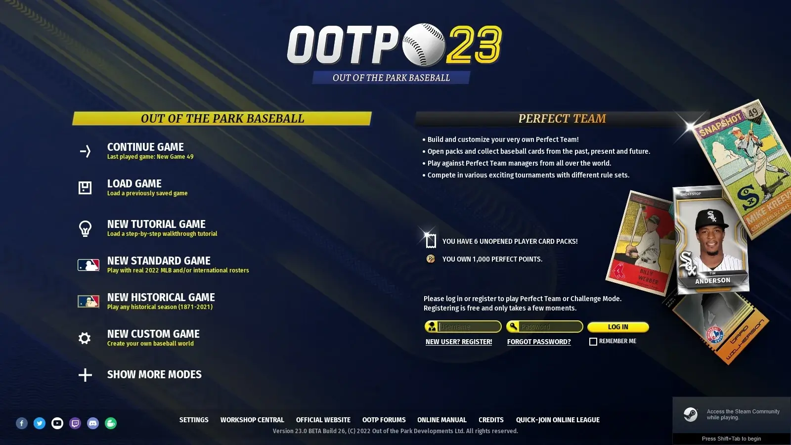 Out of the Park Baseball 23 Gameplay Screenshots 1