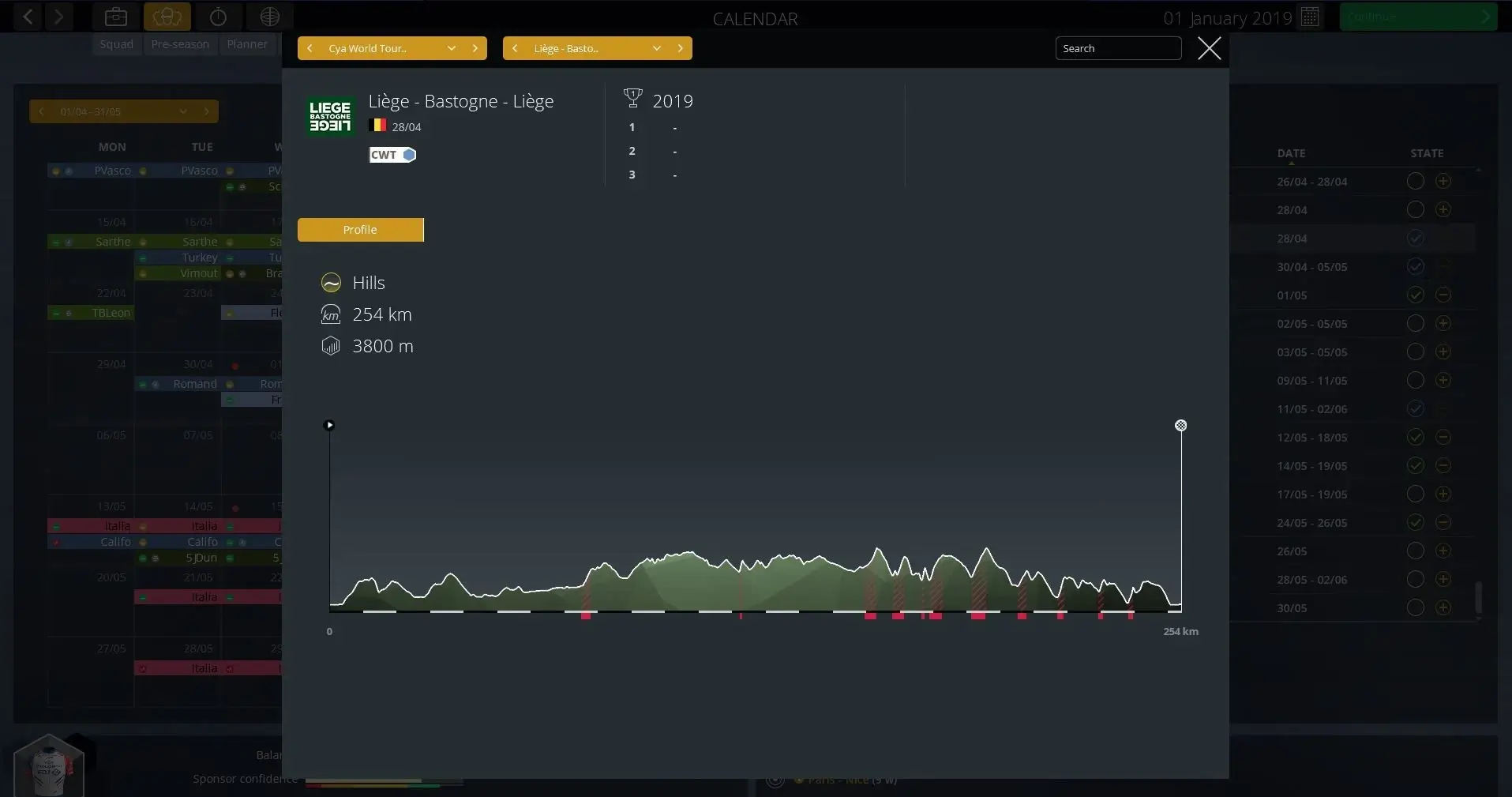 Pro Cycling Manager 2019 Gameplay Screenshots 3