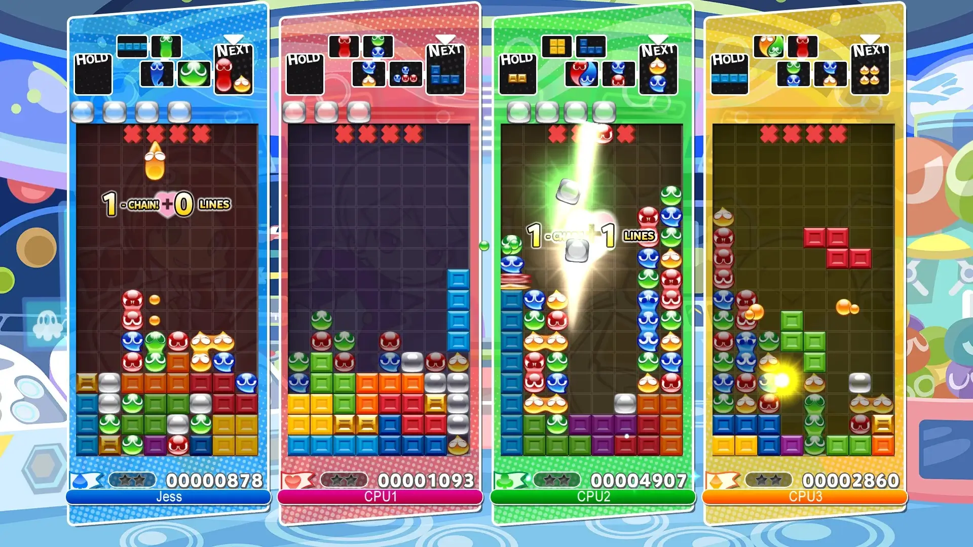 Puyo Puyo Tetris Gameplay Screenshots 1
