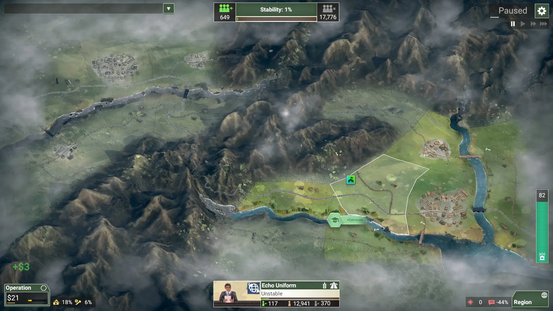 Rebel Inc: Escalation Gameplay Screenshots 1
