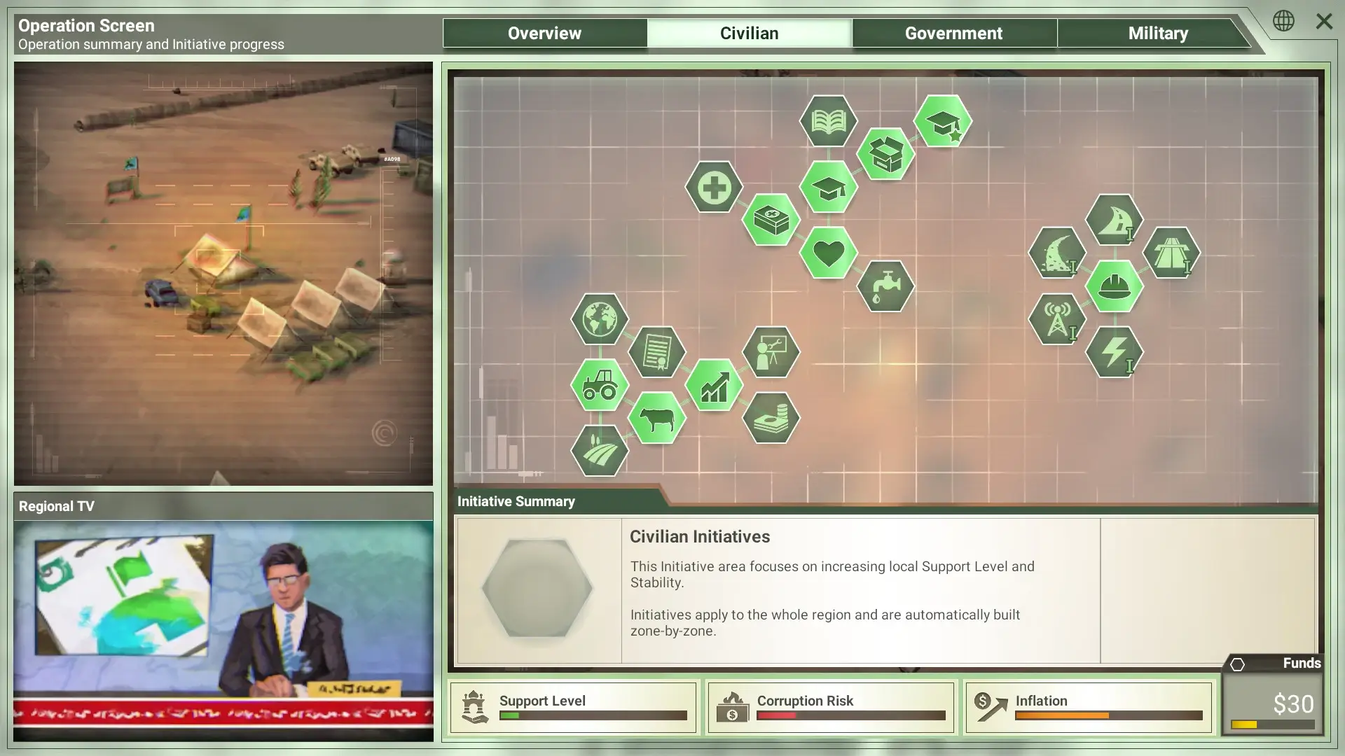 Rebel Inc: Escalation Gameplay Screenshots 3