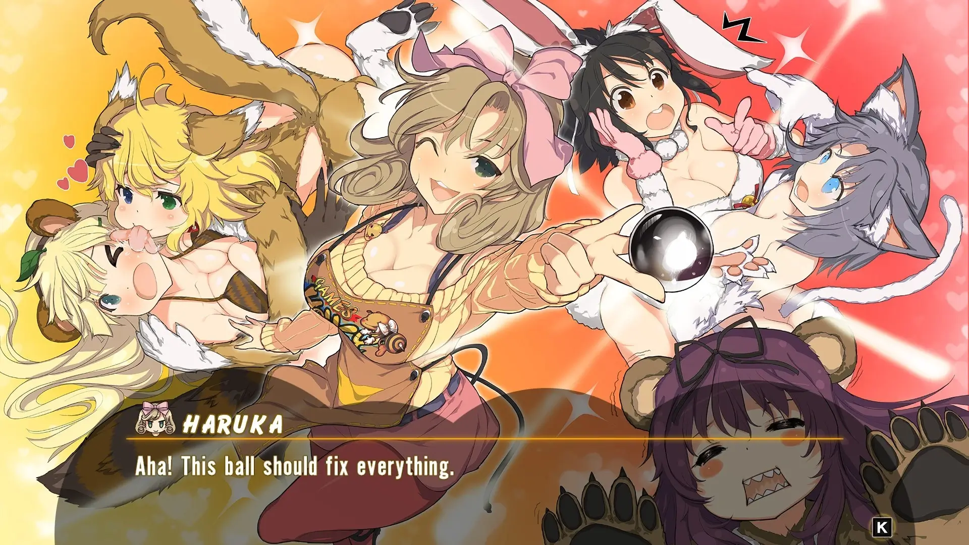 SENRAN KAGURA Peach Ball Gameplay Screenshots 1