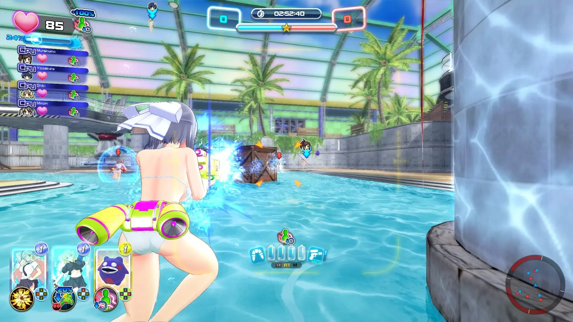 SENRAN KAGURA Peach Beach Splash Gameplay Screenshots 4