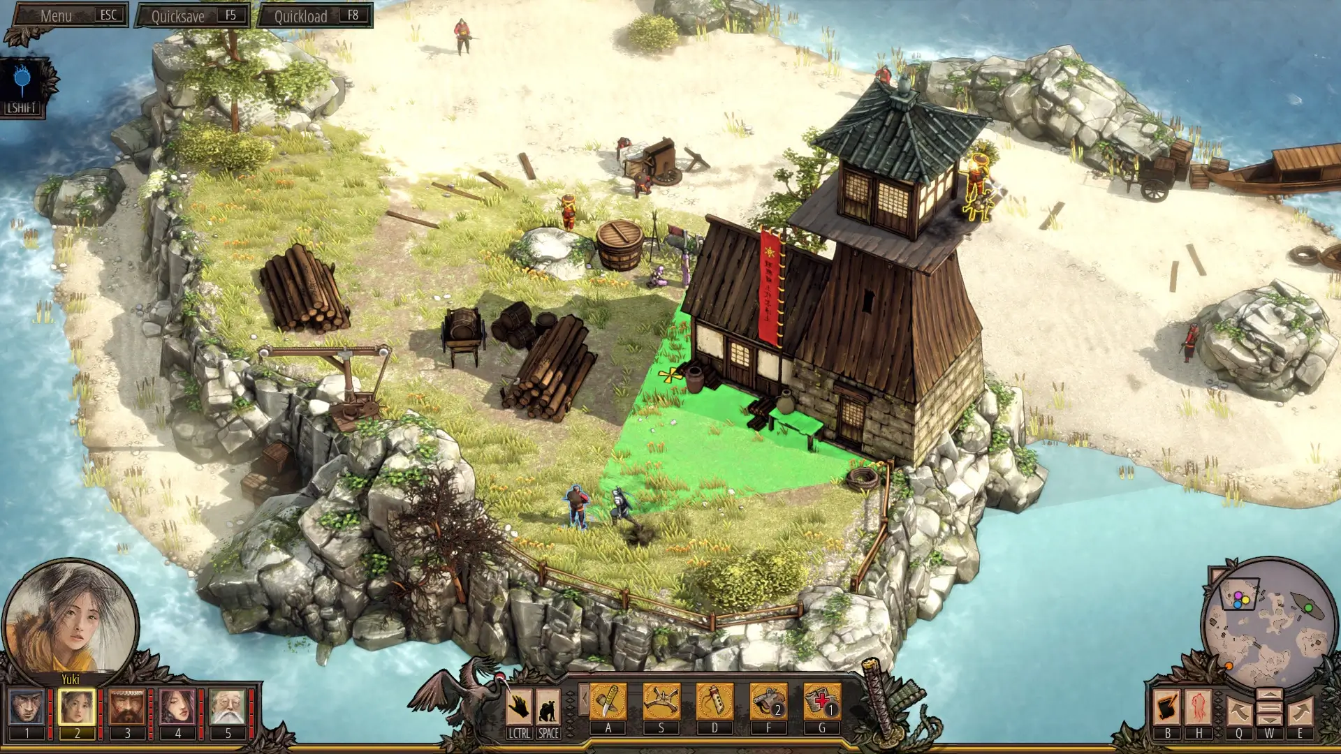 Shadow Tactics: Aiko’s Choice Gameplay Screenshots 2