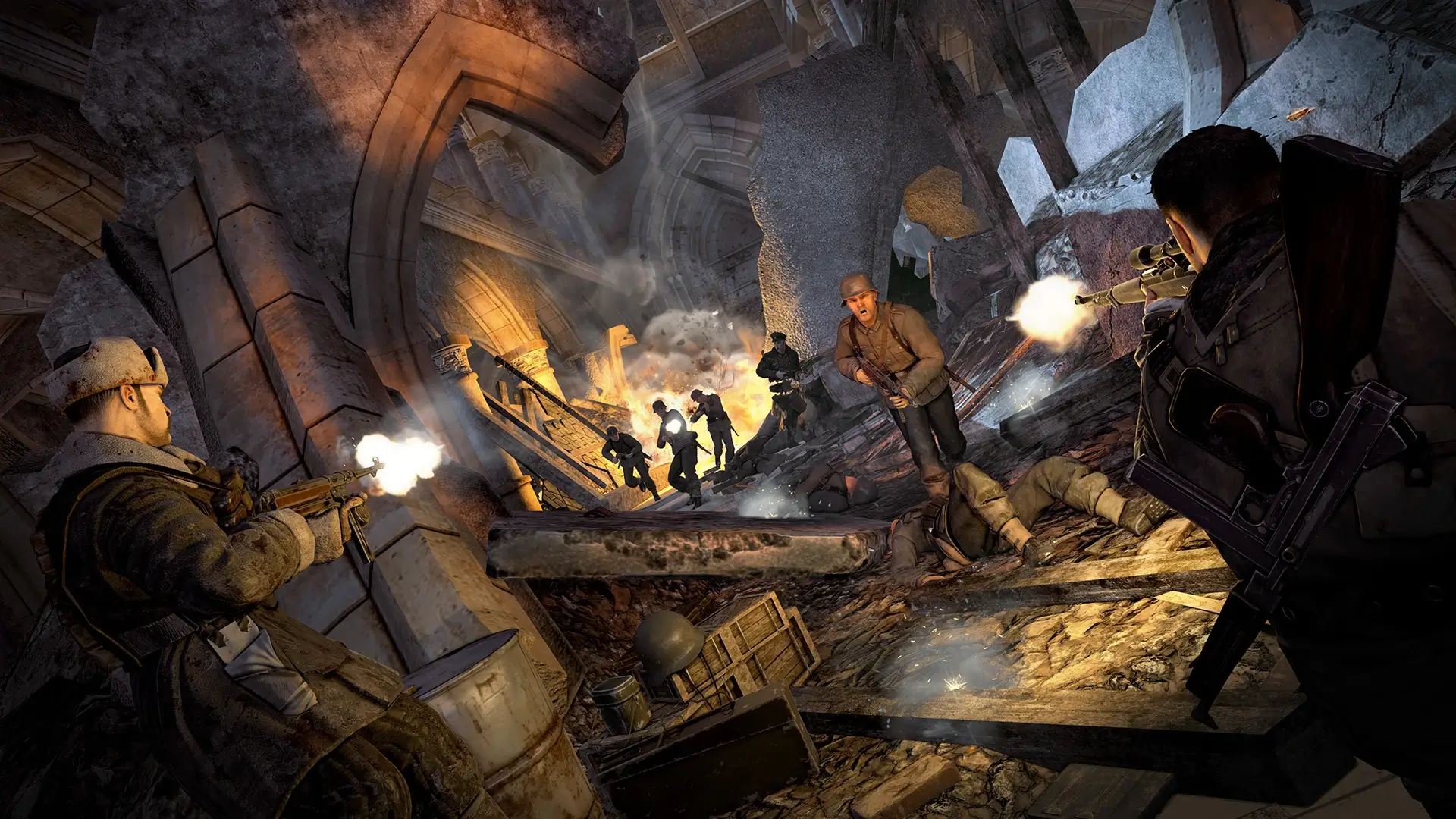 Sniper Elite V2 Remastered Gameplay Screenshots 1