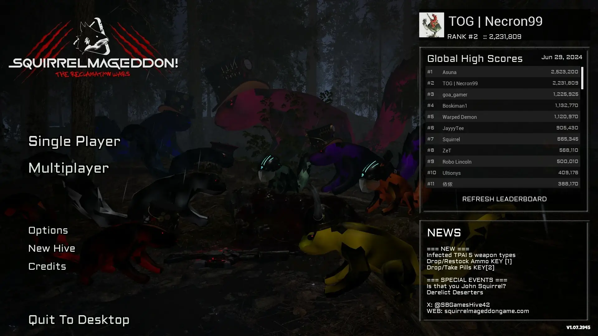 Squirrelmageddon! Gameplay Screenshots 1
