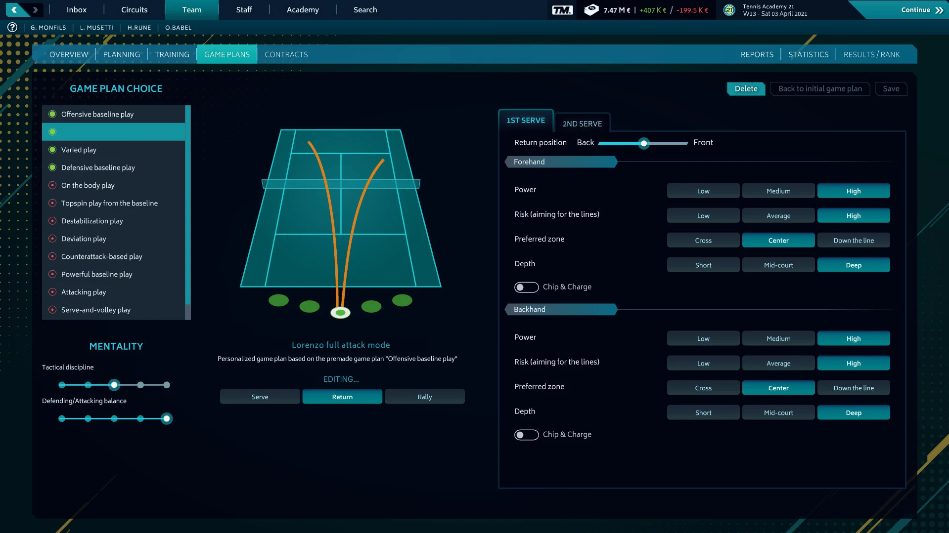 Tennis Manager 2021 Gameplay Screenshots 3