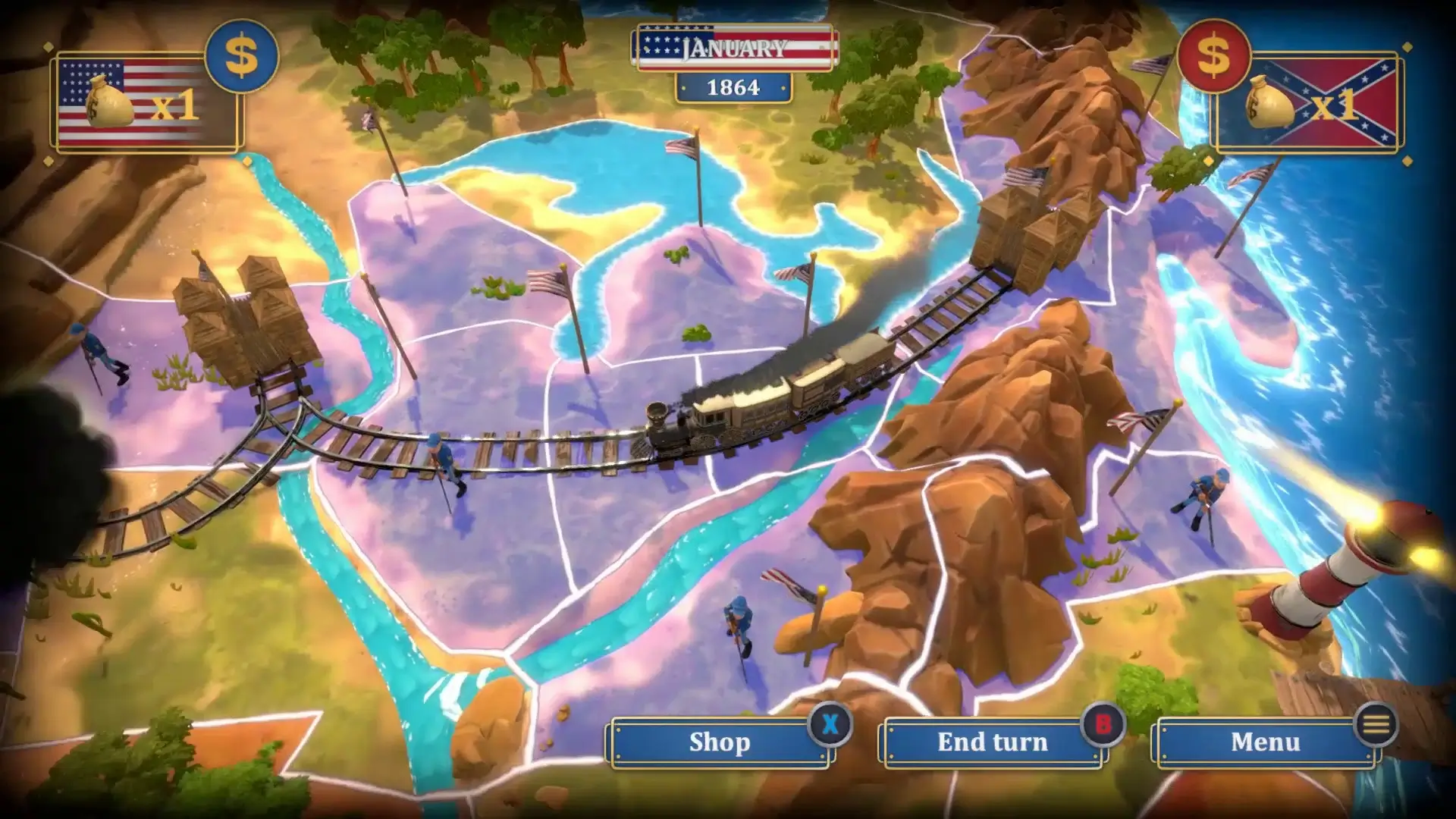 The Bluecoats: North & South Gameplay Screenshots 1