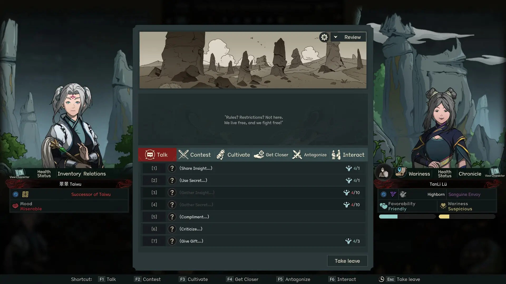 The Scroll of Taiwu: Beyond The Dome Gameplay Screenshots 2
