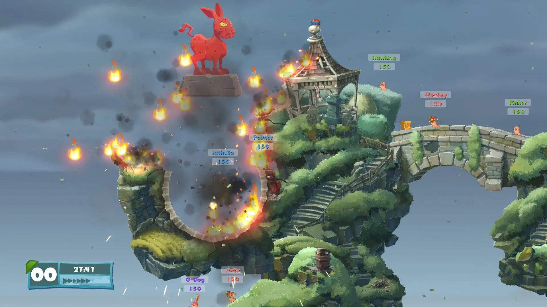 Worms W.M.D. Gameplay Screenshots 1