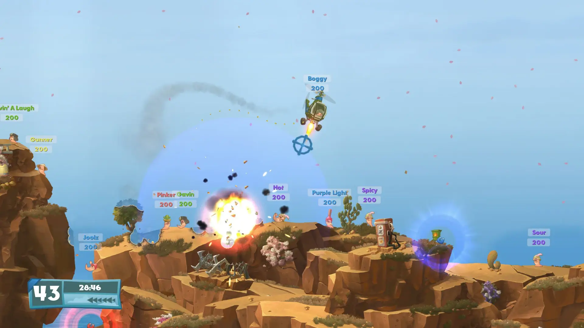 Worms W.M.D. Gameplay Screenshots 4