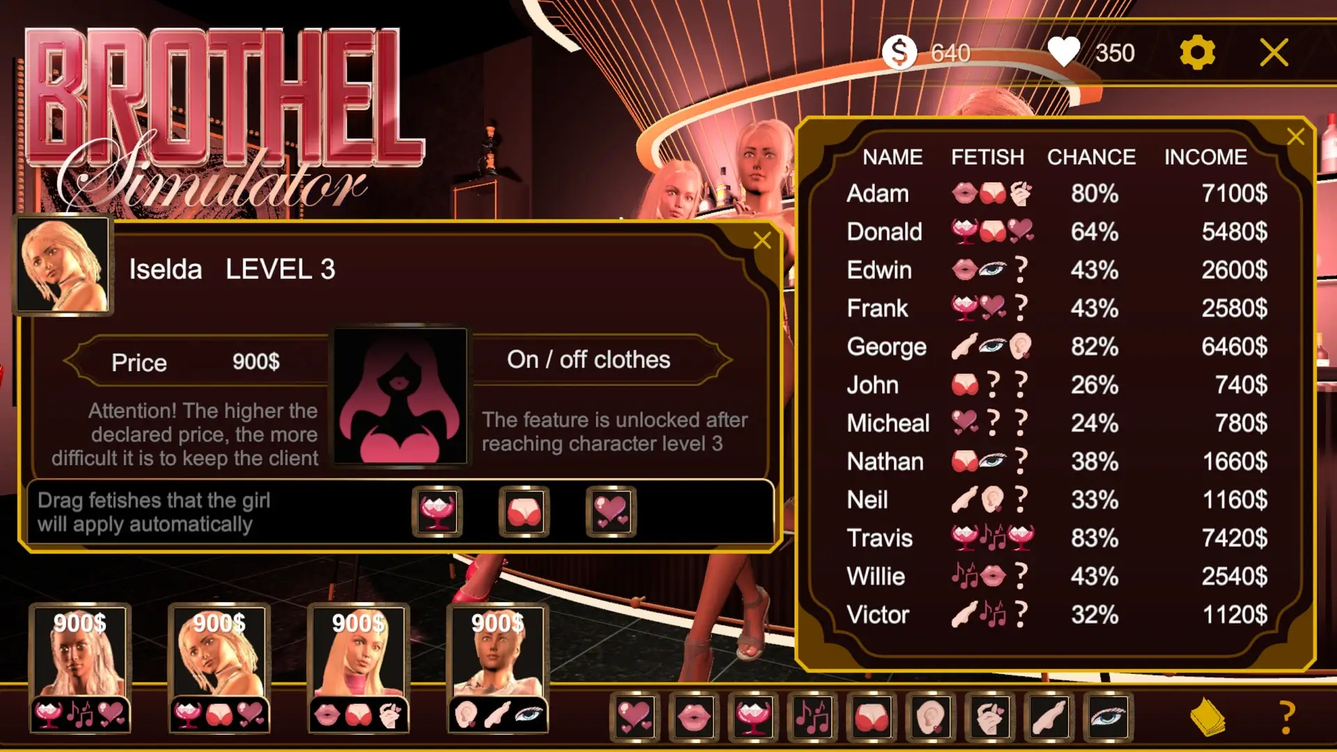 Brothel Simulator Gameplay Screenshots 1